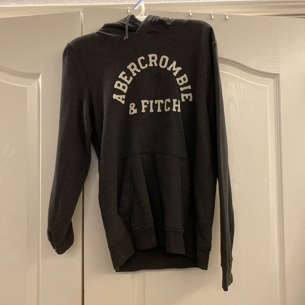 grey ambercrombie hoodie